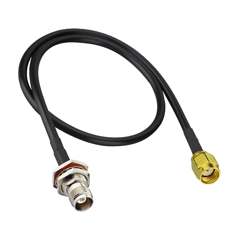 China Manufacturer cable10-15cm RG174 Cable With SMA-Female To TNC Connector