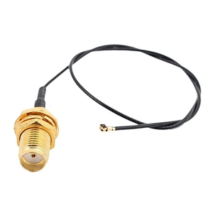 RF0.81 Distribution electrical IPEX 4 to RP-SMA-K Antenna WiFi Pigtail Cable 10cm Black