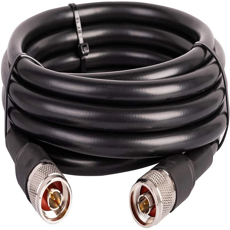 7DFB Coaxial Cable N Male to N Male Connector 50 Ohm Pure Copper Low Loss Coaxial Cables