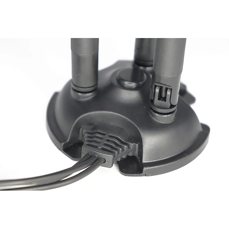 New 3 Antennas in One Magnetic Base External 4G Antenna for Wireless 4G Router