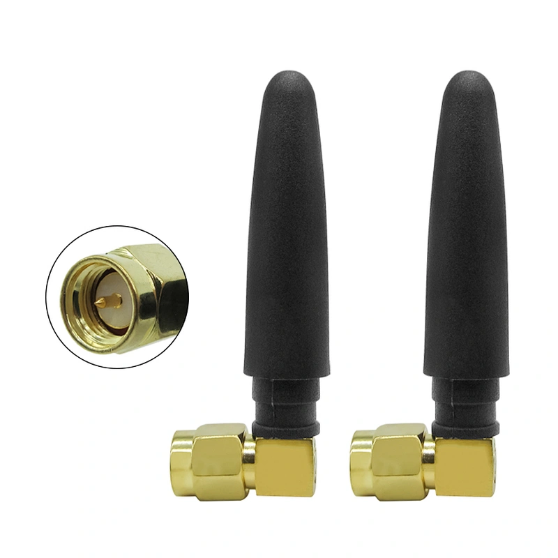 868MHz 2dBi Rubber Antenna Wireless Digital Antenna SMA Male Right Angle For WIFI Wireless Router