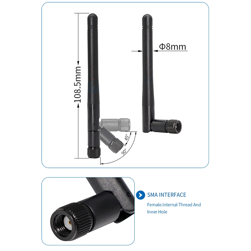 2dBi Small Indoor GSM Wireless Device External Antenna