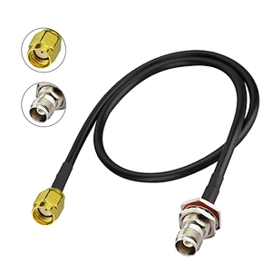 China Manufacturer cable10-15cm RG174 Cable With SMA-Female To TNC Connector