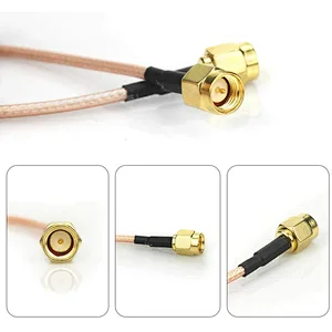 High Quality OEM RF Coaxial Cable SMA MCX BNC TNC MCX FAKRA male female connector with RF1.13 RG174 RG178 RG316 RG58 cable