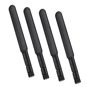 7DBI 700-2700MHz Indoor 4GLTE Rubber Whip Dipole Antenna With Sma Connector