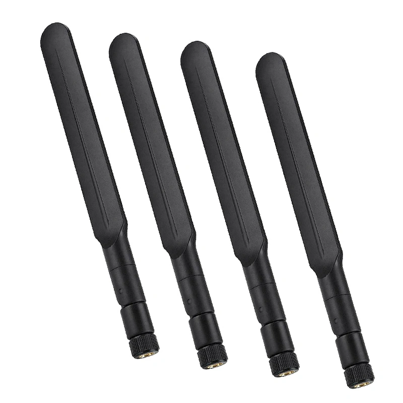 7DBI 700-2700MHz Indoor 4GLTE Rubber Whip Dipole Antenna With Sma Connector