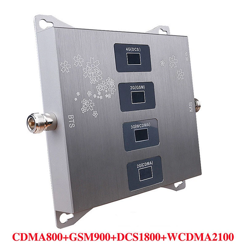 CDMA800MHz GSM900MHz DCS1800MHz WCDMA2100Mhz Tri-band mobile Signal Booster Amplifier