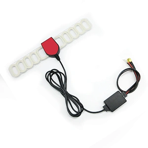 Car Digital TV Antenna Active SMA Connector Car DVB receiver 20dB Amplifier 3M cable antenna