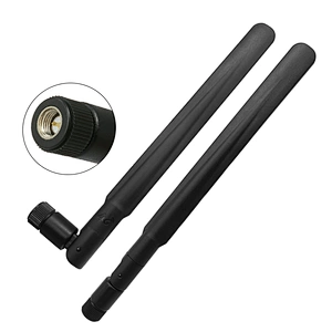 High Gain 2.4ghz 5.8ghz dual antenna Sma Rod rubber Antenna for Booster