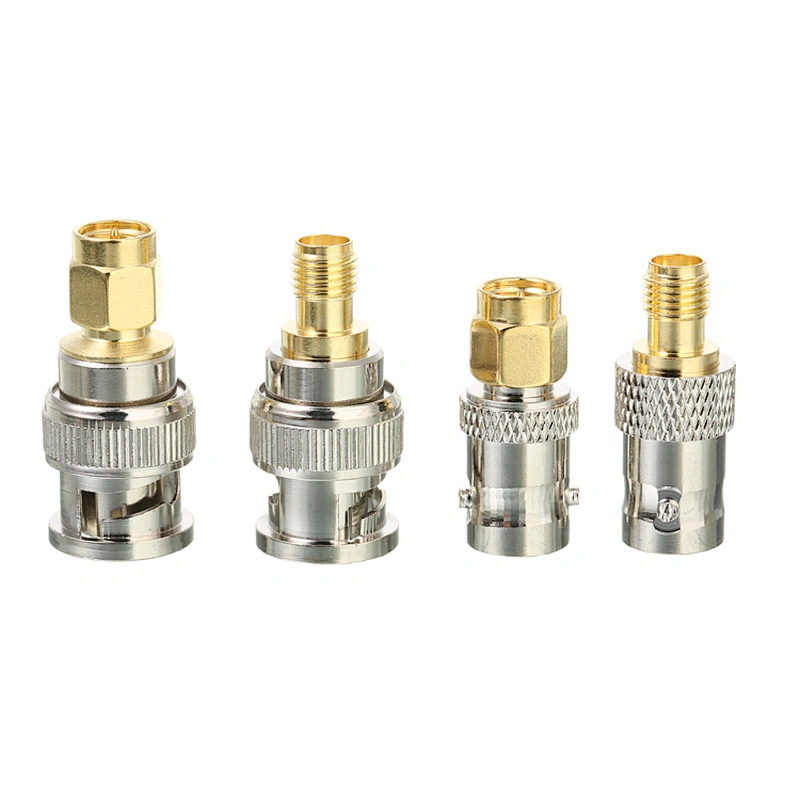 SMA to BNC RF Adapter BNC Male to SMA Male RF Coaxial Adapter SMA Plug to BNC Plug RF Connector Coax Adapter