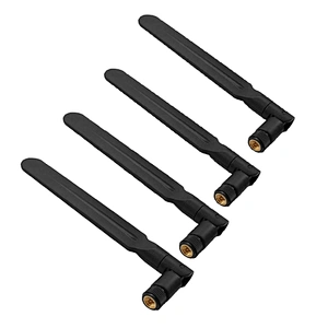 7DBI 700-2700MHz Indoor 4GLTE Rubber Whip Dipole Antenna With Sma Connector