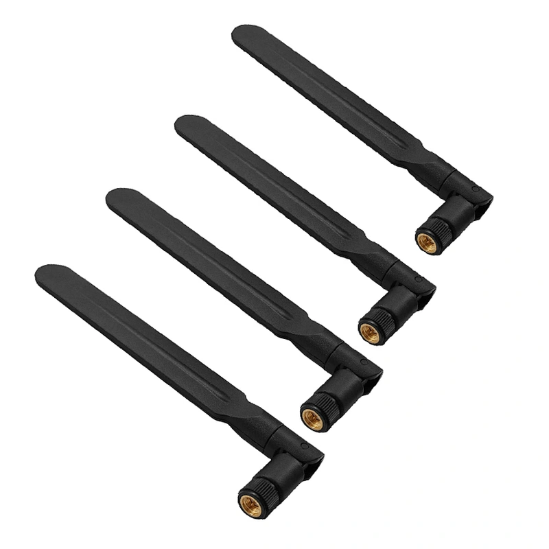 7DBI 700-2700MHz Indoor 4GLTE Rubber Whip Dipole Antenna With Sma Connector