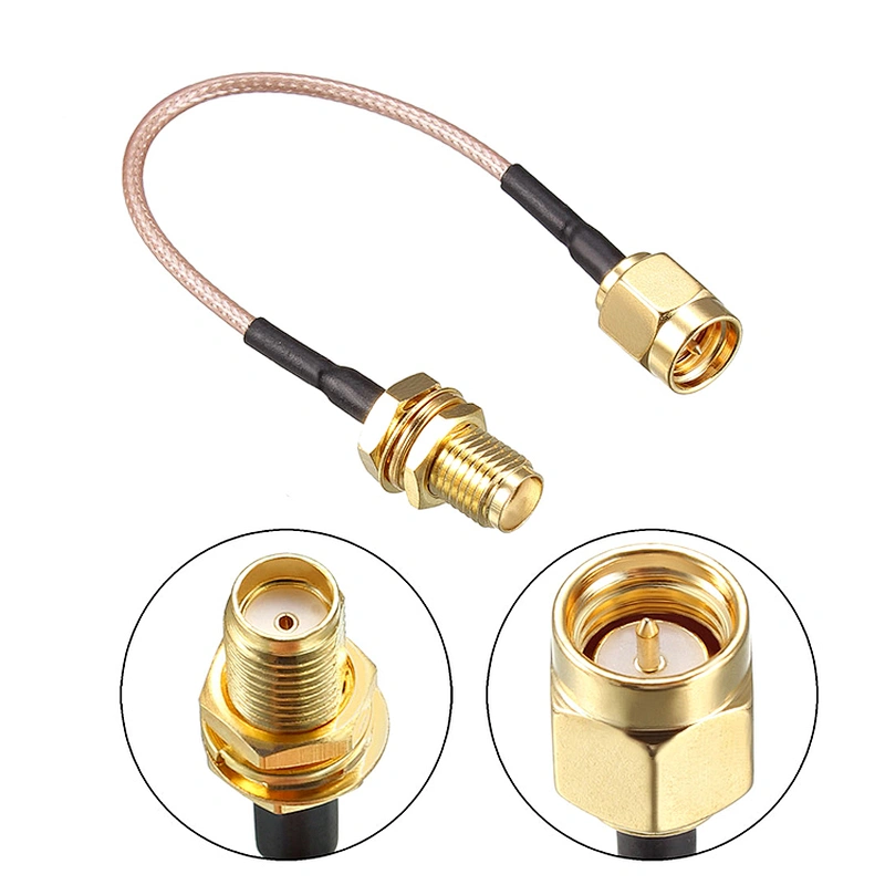 Coaxial Cable RG316  Assembly With SMA Male To SMA Female Connector Coax RF Wire