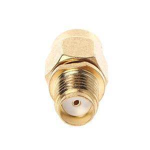 RF SMA adapter SMA Female to RP SMA Male Plug Connector Adapter Gold Plated Straight Coaxial RF Adapter