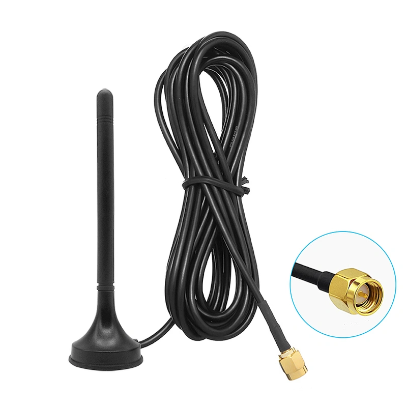 Omnidirectional 900 1800 Mhz 3dbi Omni Gsm Magnetic Antenna