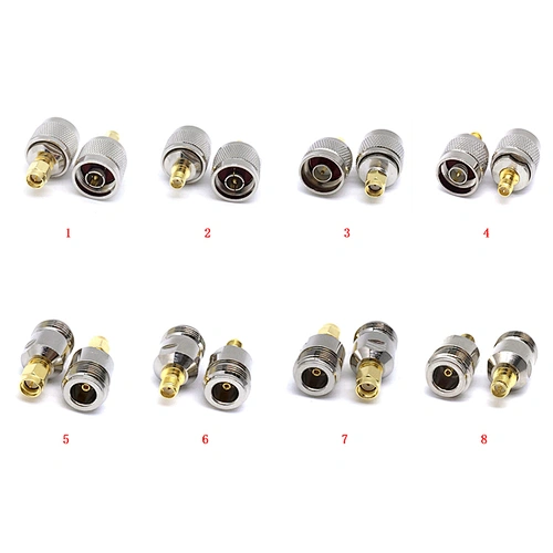 RF Coaxial Cable Adapter Jack Converter N Type to SMA Series Connector