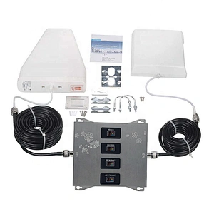 Wireless 2G 3G 4G Amplifier Kit Four Band GSM900/DCS1800/WCDMA2100/LTE2600 Cellular Signal Repeater