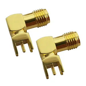 PCB Mount SMA Female Straight RF Connector Adapter for Antenna