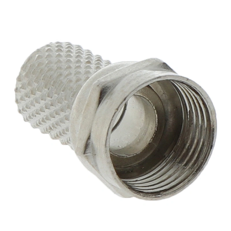 75-5 F Plug Connector Screw On Type For RG6 Satellite TV Antenna Coax Cable Twist-on
