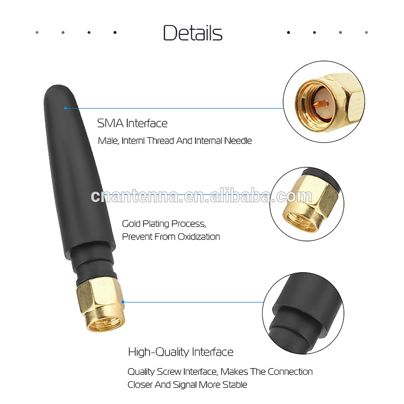 900-1800MHz Telescopic Antenna Handled Walkie Talkie Antenna