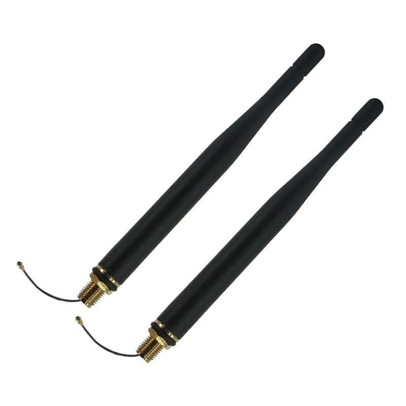 Strong performance 915MHz 5dbi Rubber Antenna With RF1.13 Cable  And U.fl/Ipex Connector