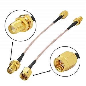SMA Cable RG178 SMA Male to SMA Female Cable WiFi Antenna Cable Low Loss