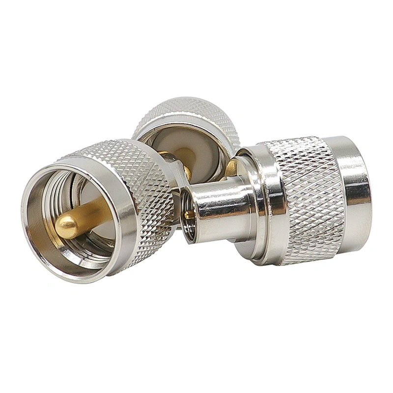 FME Male to UHF Male RF Connector High Frequency Coaxial Converter Adapter