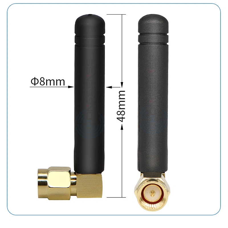 Small Omni Directional External 2dBi 868 MHz Rubber Antenna for RF 868MHz Module