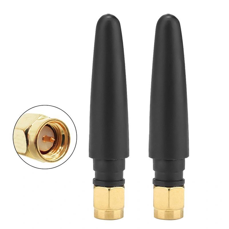 Indoor mini Gsm rubber antenna 2dbi sma screw plug in