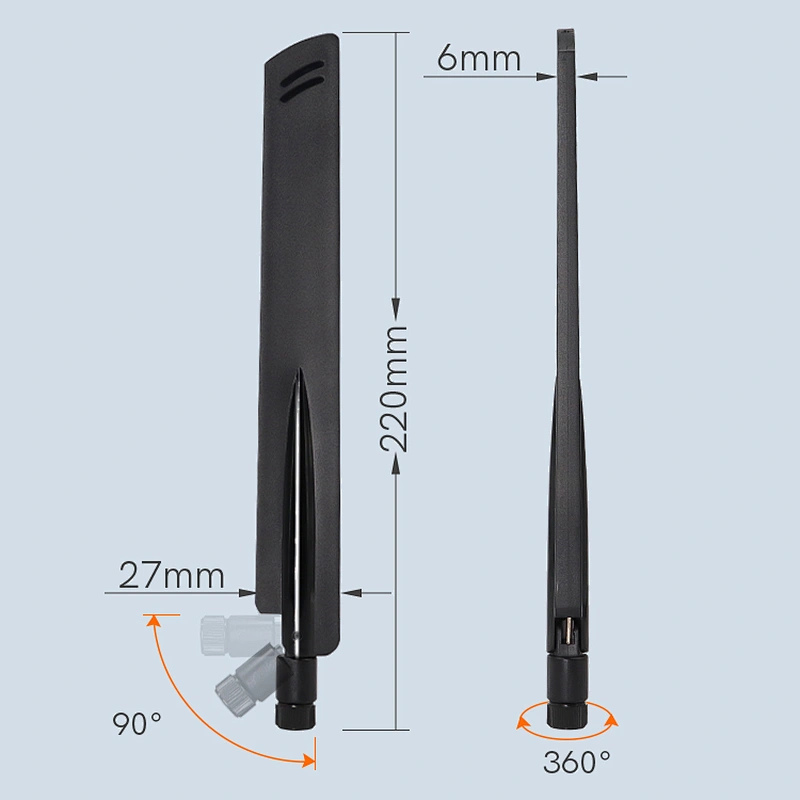 Long Range 4G Indoor Rubber Duck Wireless Booster Antenna With SMA-male