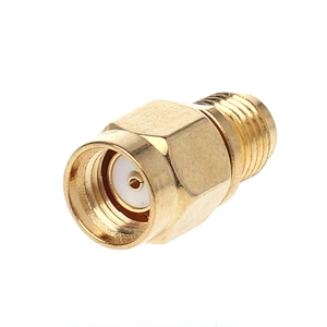 RF SMA adapter SMA Female to RP SMA Male Plug Connector Adapter Gold Plated Straight Coaxial RF Adapter