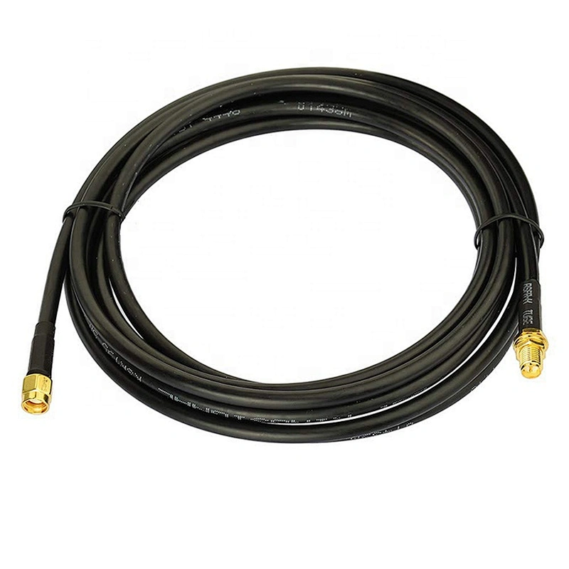 Communica coaxial silicone cable rg58 with RP SMA connector