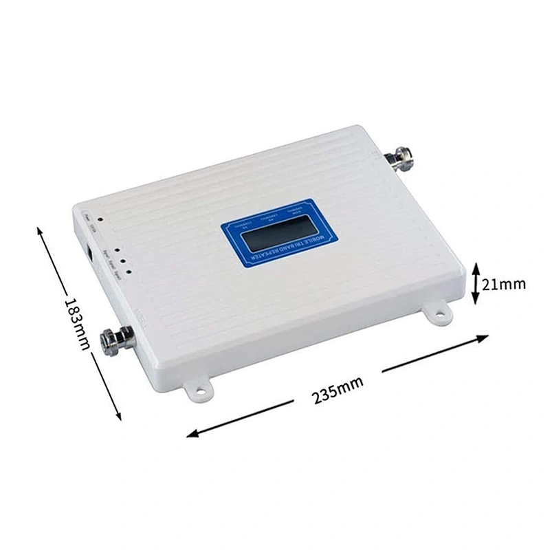 2G 3G 4G Cell Phone Signal Booster Kit 900/1800/2100 GSM DCS WCDMA Triple Band Amplifier Repeater