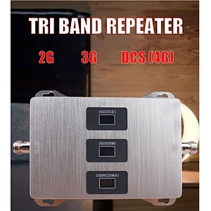 4g Cellular Amplifier 900 1800 2100 Tri-Band Cell Phone Signal Repeater GSM repeater DCS WCDMA 2G 3G 4G Signal Booster