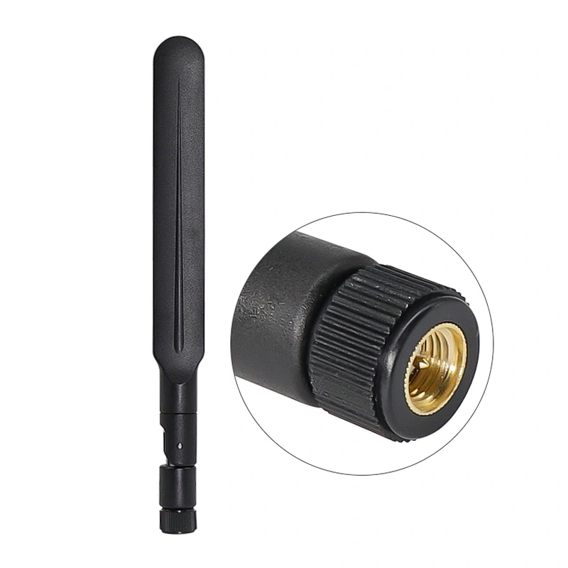 Indoor Omni Flexible 2.4G 5.8G WiFi Rubber Antenna With SMA Male for Dual Band Wireless Router