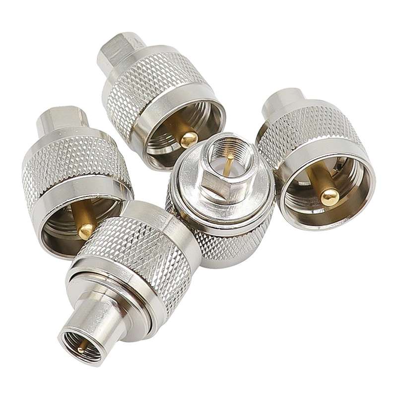 FME Male to UHF Male RF Connector High Frequency Coaxial Converter Adapter