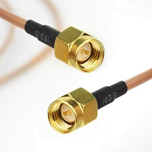 High Quality OEM RF Coaxial Cable SMA MCX BNC TNC MCX FAKRA male female connector with RF1.13 RG174 RG178 RG316 RG58 cable