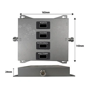 800 900 1800 2100 MHz Frequency 4 Band Signal Booster WCDMA LTE 4G Repeater for Home Office
