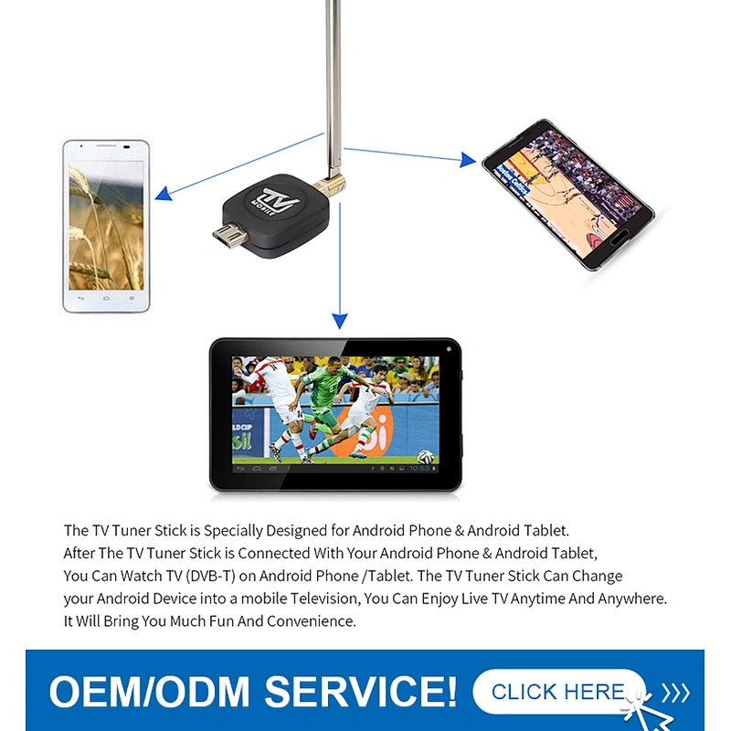 DVB DVBT TV Antenna for Android Mobile Phone Portable Mini USB Digital TV Antenna