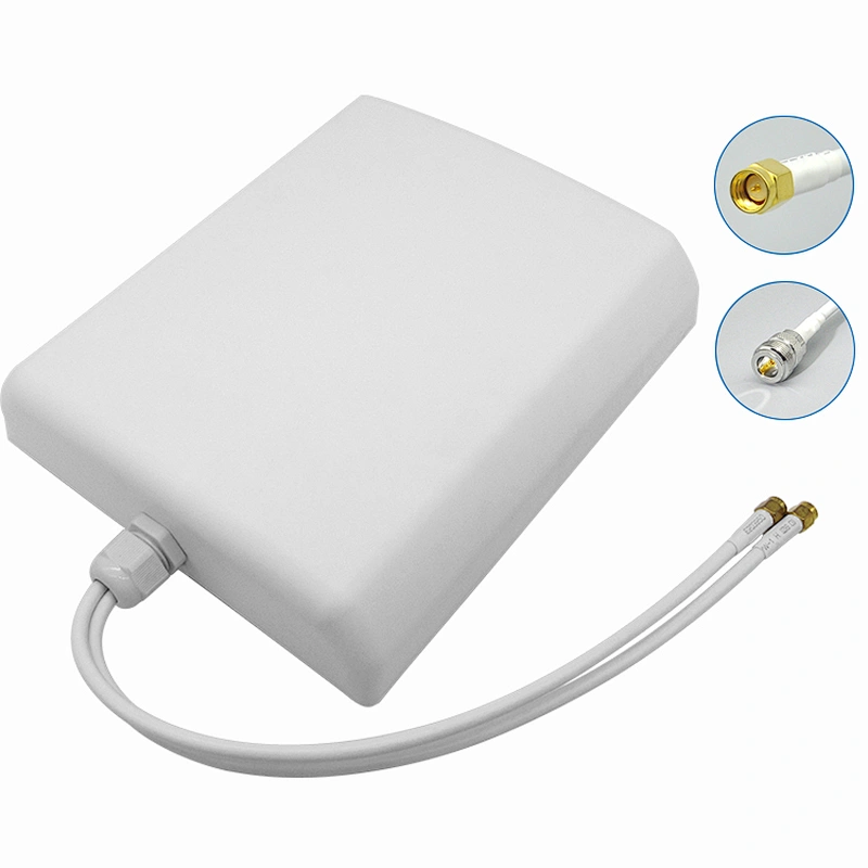 High Gain 10dbi  2x2 Mimo 2.4ghz 3g 4g Lte Antenna Fixed Mount Panel Dual Polarized MIMO Antenna