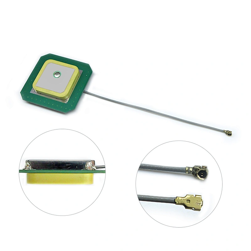28dbi Active 1575MHz Internal GPS Ceramic Patch Antenna With IPEX Connector