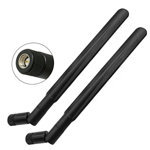 High Gain 2.4ghz 5.8ghz dual antenna Sma Rod rubber Antenna for Booster