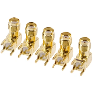PCB Mount SMA Female Straight RF Connector Adapter for Antenna