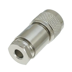 N Male Clamp connector for RG5 RG6 LMR300 5DFB 5D-FB Cable Copper Straight Coaxial RF Adapters