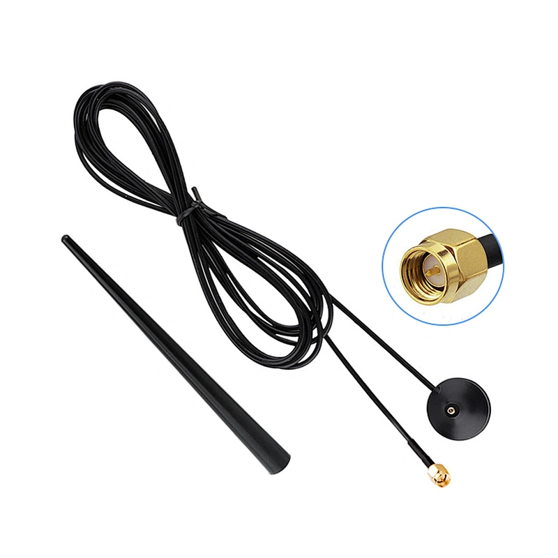 3G Base Helical Magetic Antenna Pure Copper Spring Antenna Car Bus Antenna