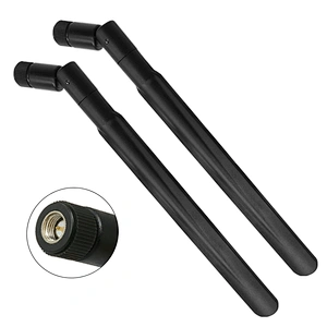 High Gain 2.4ghz 5.8ghz dual antenna Sma Rod rubber Antenna for Booster