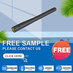 3dBi Rubber Indoor Wireless 868MHz Antenna Frequency 868 Rubber Antenna With SMA