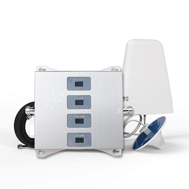 B5 850 900 1800 2100 Mhz Cell Phone Booster Four-Band Mobile Signal Repeater Cellular Amplifier