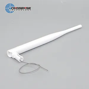 stock Processing 2.4ghz Omni Wifi rubber router antenna 5dbi with 1.13 cable white