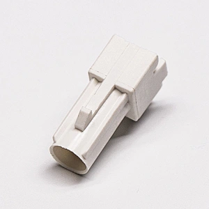 Fakra Connector Type B Right Angle White Through hole for PCB Mount